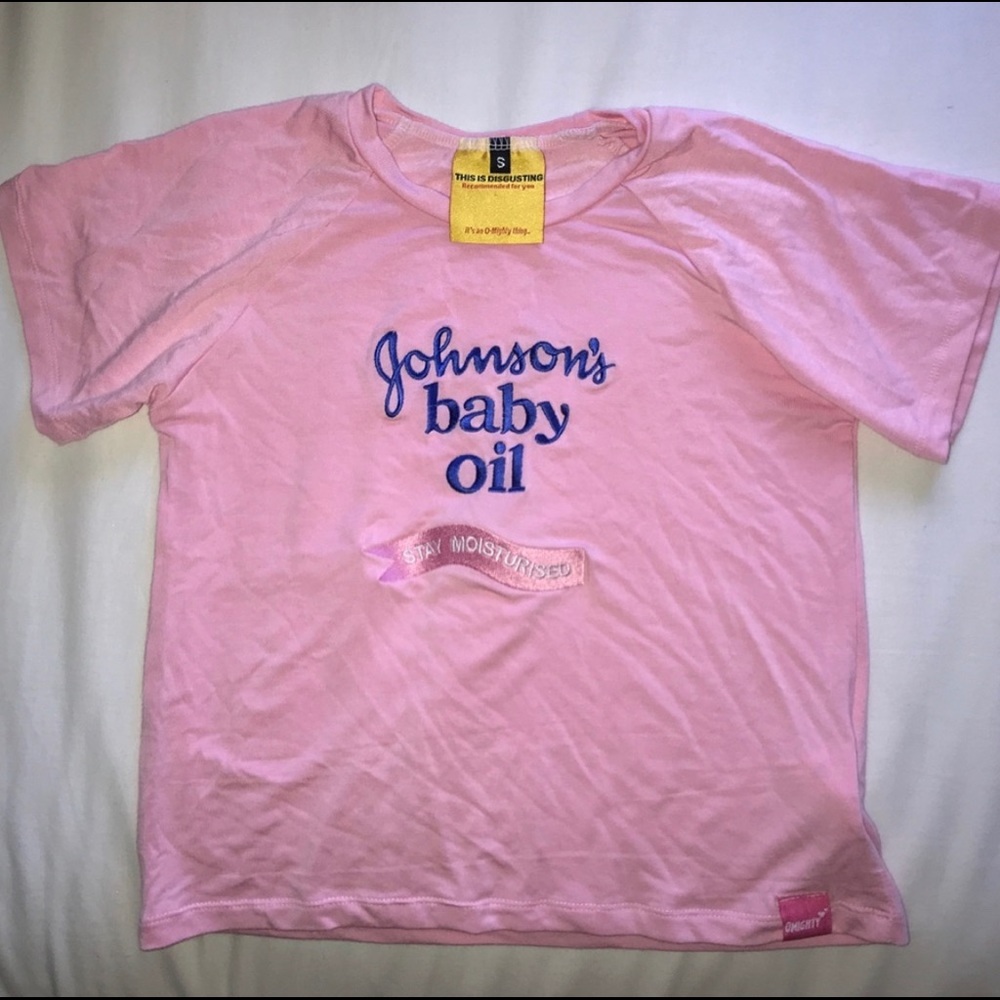 ISO Johnson’s baby oil top